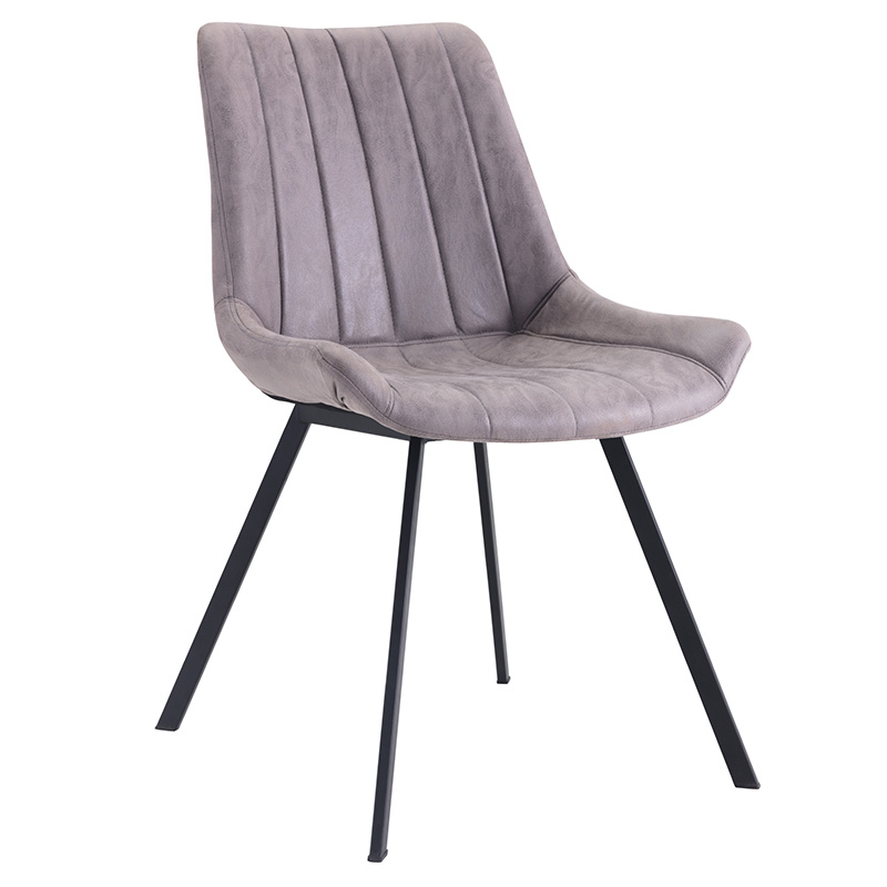 hot sale metal leg chair comfortable fabric dining chair wholesale armless dining chair home furniture