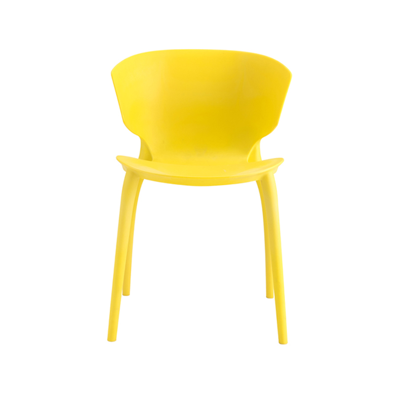 Nordic Sturdy Modern Colorful Stackable Transparent Plastic Bar Stool Dining Chairs
