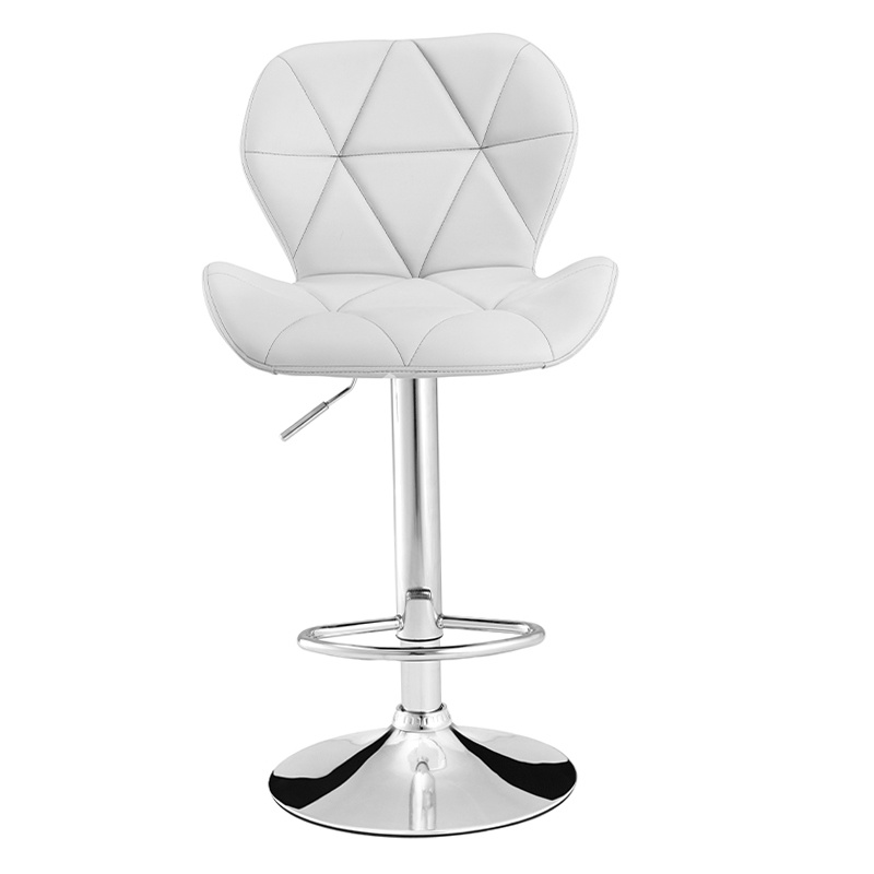 Popular Contemporary Nordic Comfortable Velvet Luxury Design Gold High Table Bar Chair Stool