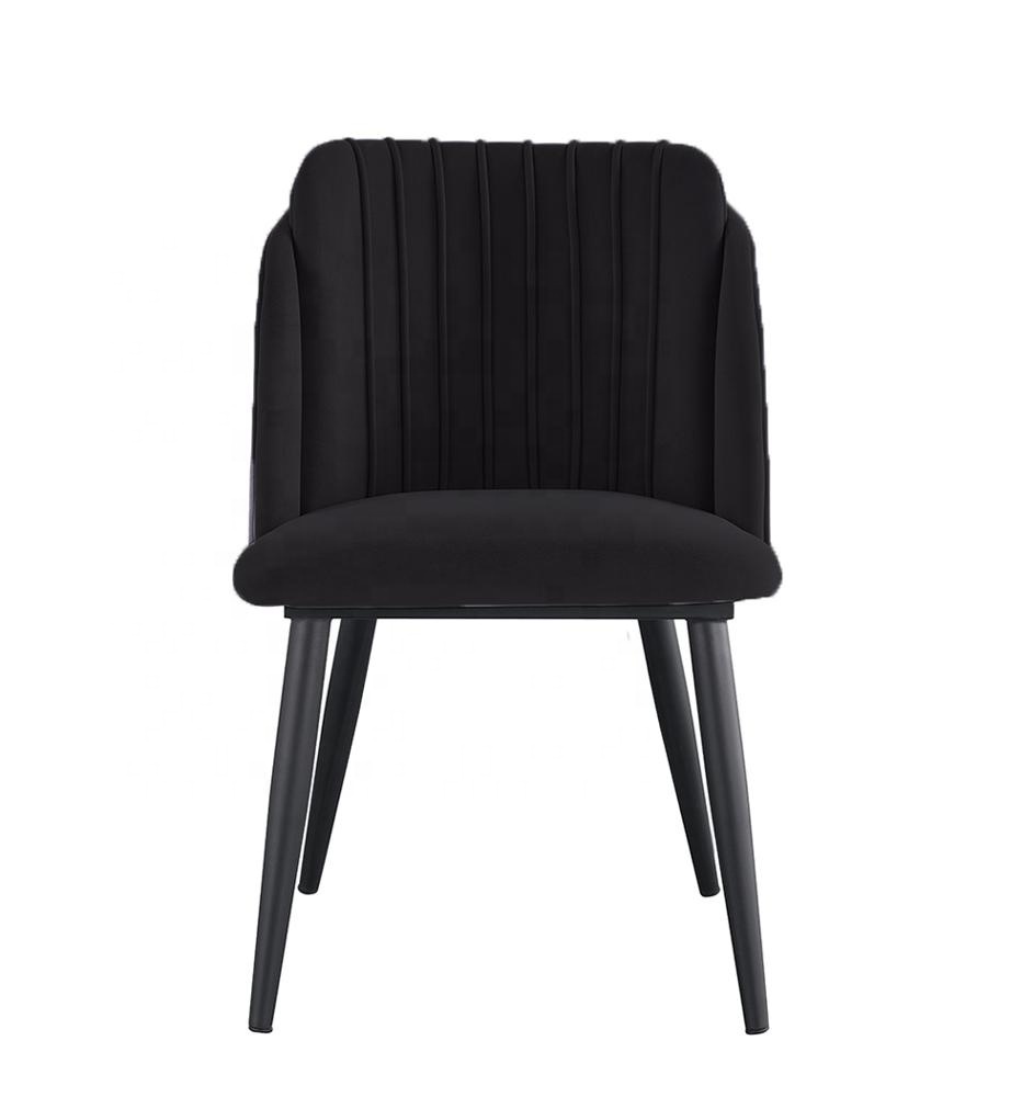 Dining Chair Velvet Fabric Luxury Italian Design