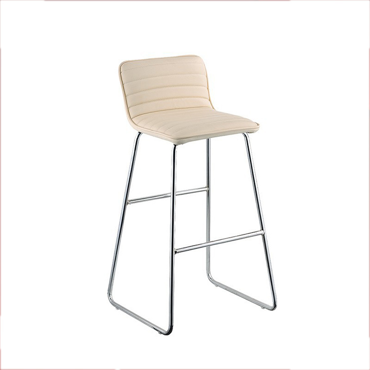 bar stool comfortable metal legs barstool wholesale colorful PU with sponge seat barstool