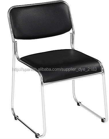 Black Modern Design Elegant Fashionable Metal High Quality Office Chair With Fabric Indoor