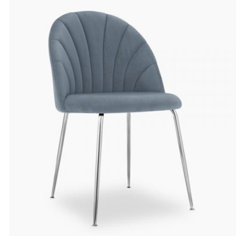 Multi Style Fashion Metal tube ergonomic Design Comfortable nordic white modern luxury Dining Chair