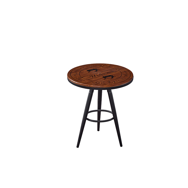 Hot sale coffee  Cheap Side table Dining table Restaurant metal legs table
