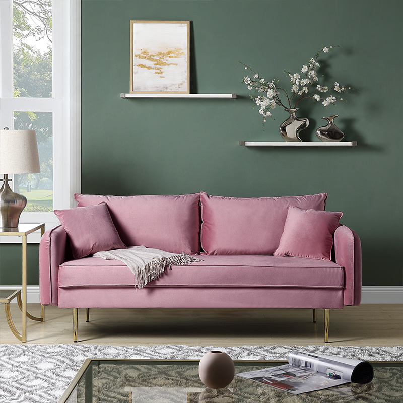 Factory Wholesale Fabric U Shaped Sectional Sofa Modern European Style Living Room Sofa Set