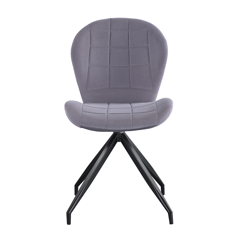 High Quality Luxury Modern Metal Legs Dining Chair Tufted Velvet Dining Chair Modern