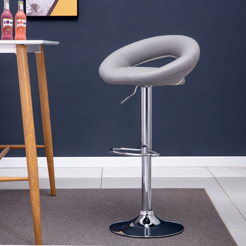 Modern Hot Selling Pu Leather Adjustable Bar Stool Chair Promotion Bar Chair