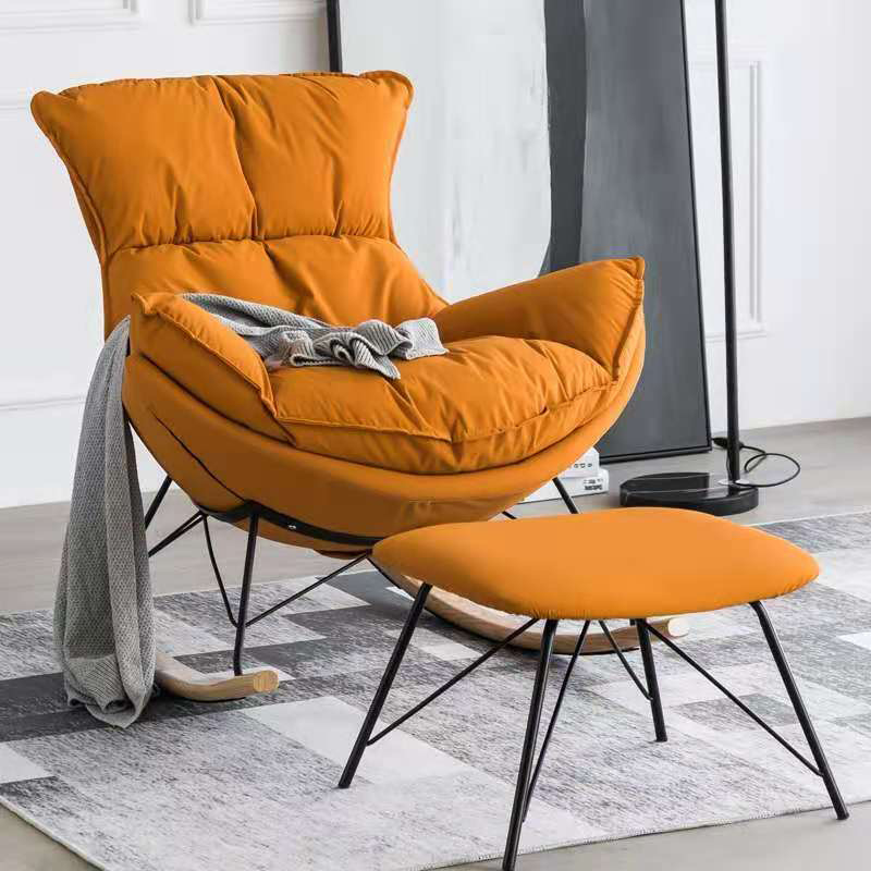 Single Seat Fabric Upholstered Recliner Lazy Sofa Chair