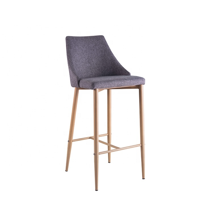Commercial Modern Chair Fabric High Bar Stool