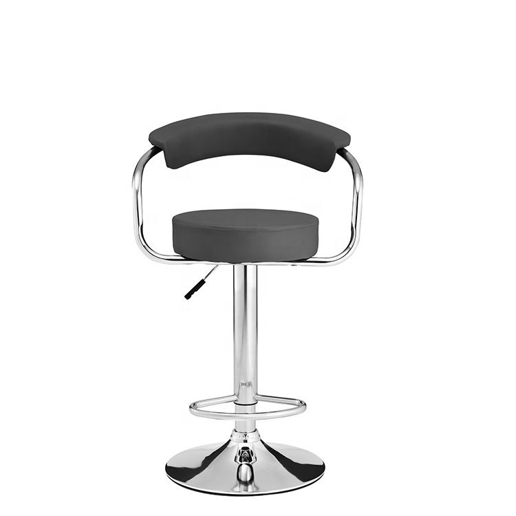 Bar Stool Comfortable Metal Chair Hot Sale Dining Chair Lift And Swift Chair Wholesale Pu Metal Legs Barstool