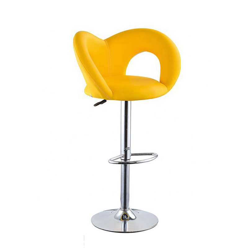 Chair High Quality Hot Selling Design Solid White Modern Faux Leather Bar Stools