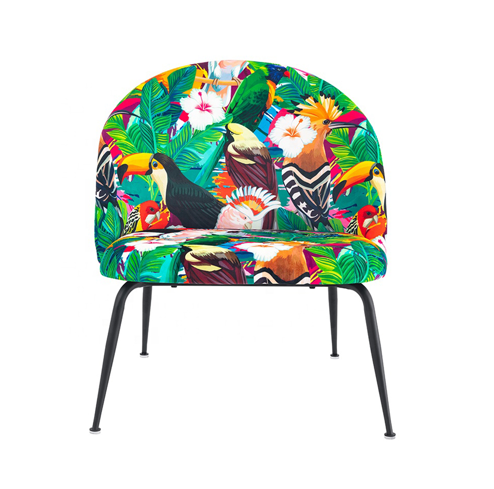 Modern Style Fabric Seat Restaurant Furniture Elegant Leg Modern Design Living Chair