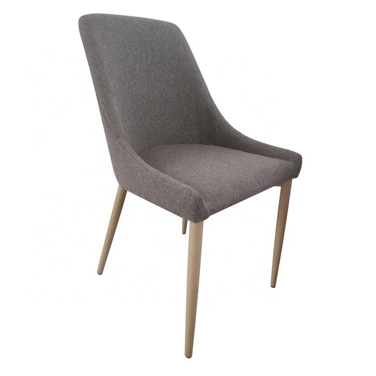 Modern Living Chair Fabric Armchair Back Soft Black Steel Legs For Living Room Chair