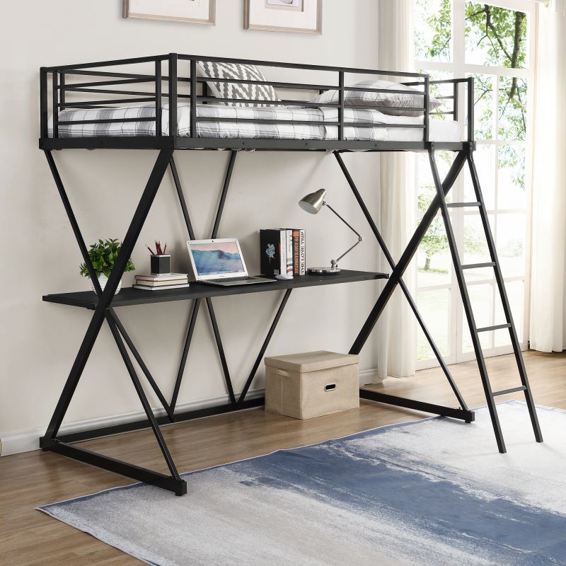 Canopy Foldable Adjustable Luxury Folding Bunk Loft Sofa Bed Furniture Dormitory Metal Children Bedroom Iron Beds