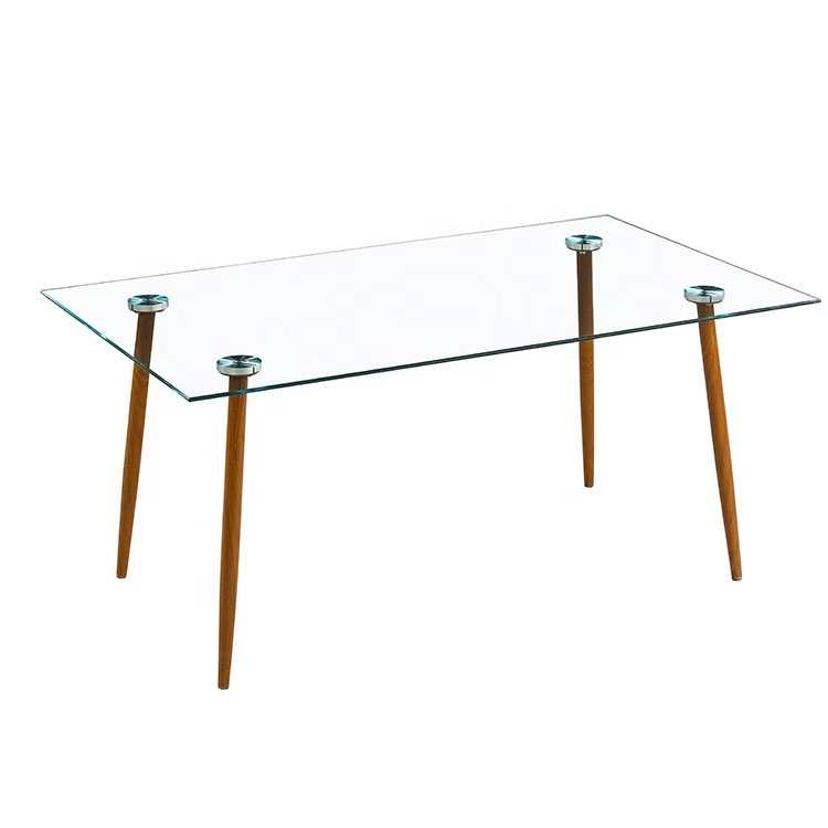 Living Room Furniture Transparent Glass Center Table
