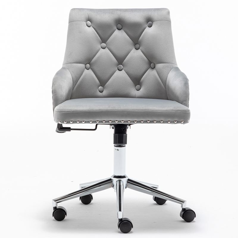 Contemporary Armless Ergonomic Luxury Design Leather True Leather Plywood Office Chair