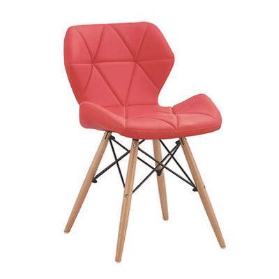 2021 Hot Sale Leather Lines Relax Chair With Wood Leg