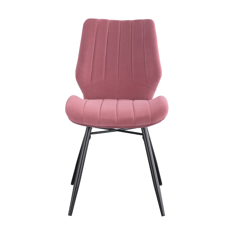 Mid Century Modern Nordic Furniture Dining Outdoor Pink Chair
