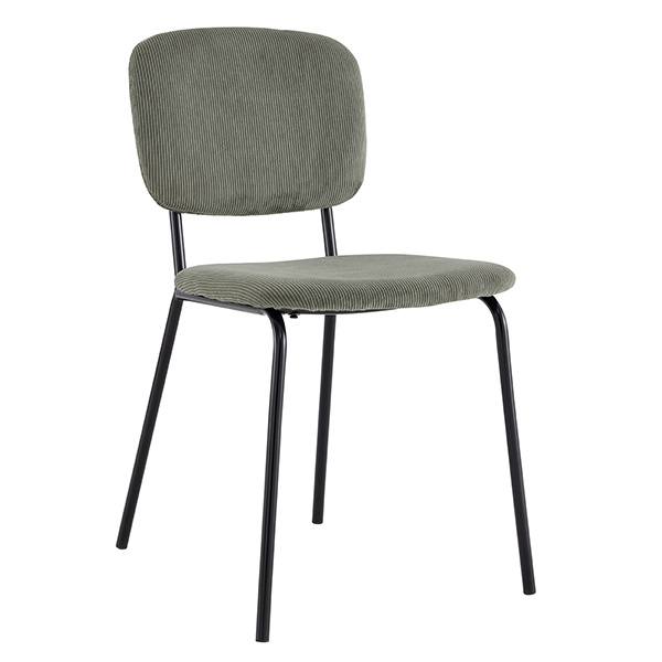 Upholstered chair with high loading capacity in containers