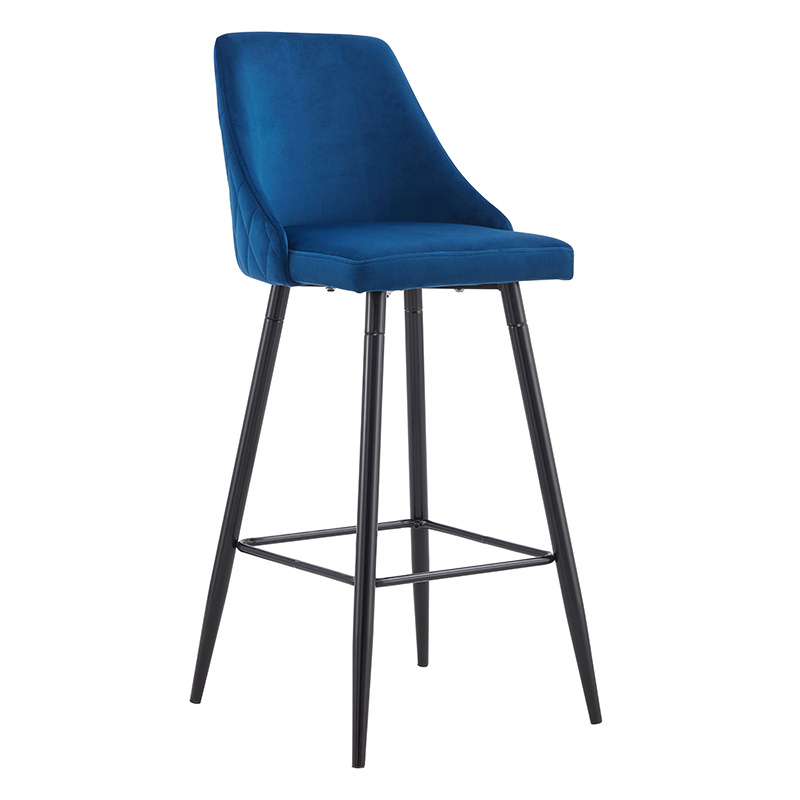 Modern Design Bar Chair Velvet Bar Stools