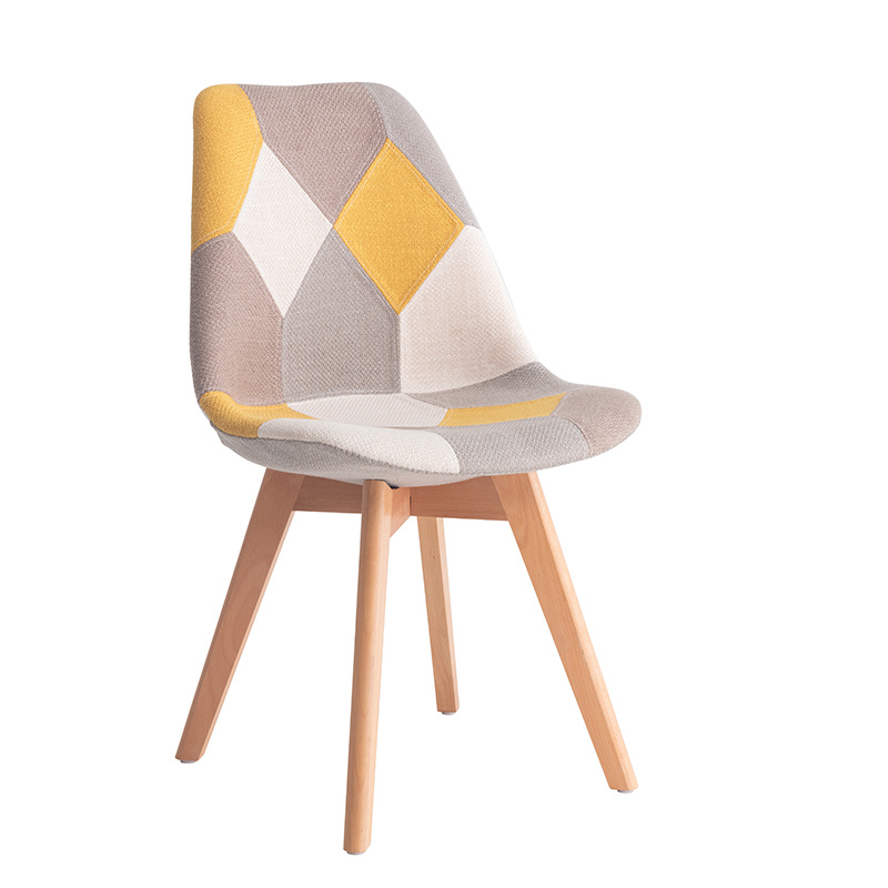 Patchwork Tulip Chair for Dining Room