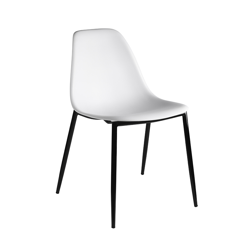 PP Dining Chair with Metal Legs