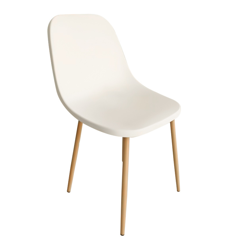 Dining Chair Supplier For Plastic Chair with Metal Legs